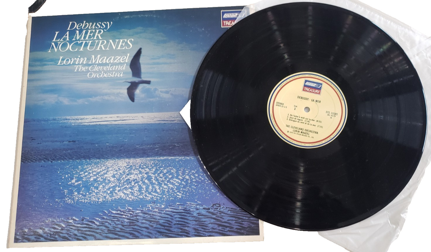 Debussy La Mer Nocturnes Lorin Maazel Cleveland Orchestra 1979 London Record