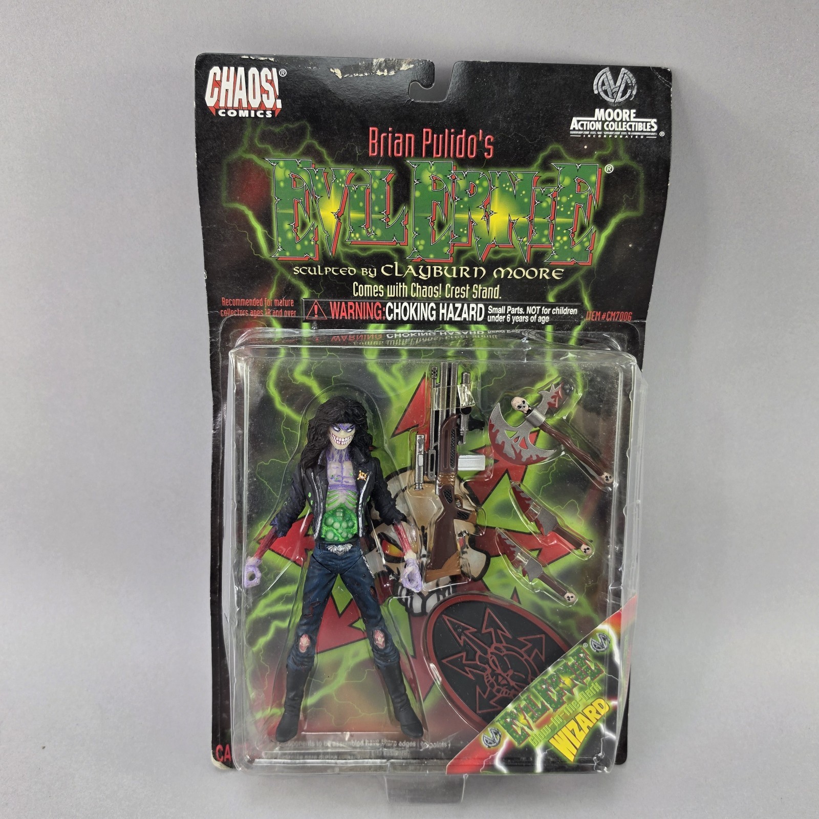 Chaos Comics Modellino Brian Pulido’s Evil Ernie 1997 SCATOLA USURATA NUOVO