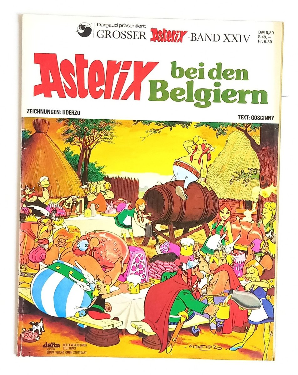 Ehapa - Grande Volume Asterix XXIV - Asterix tra i Belgi - Fumetto - Vintage