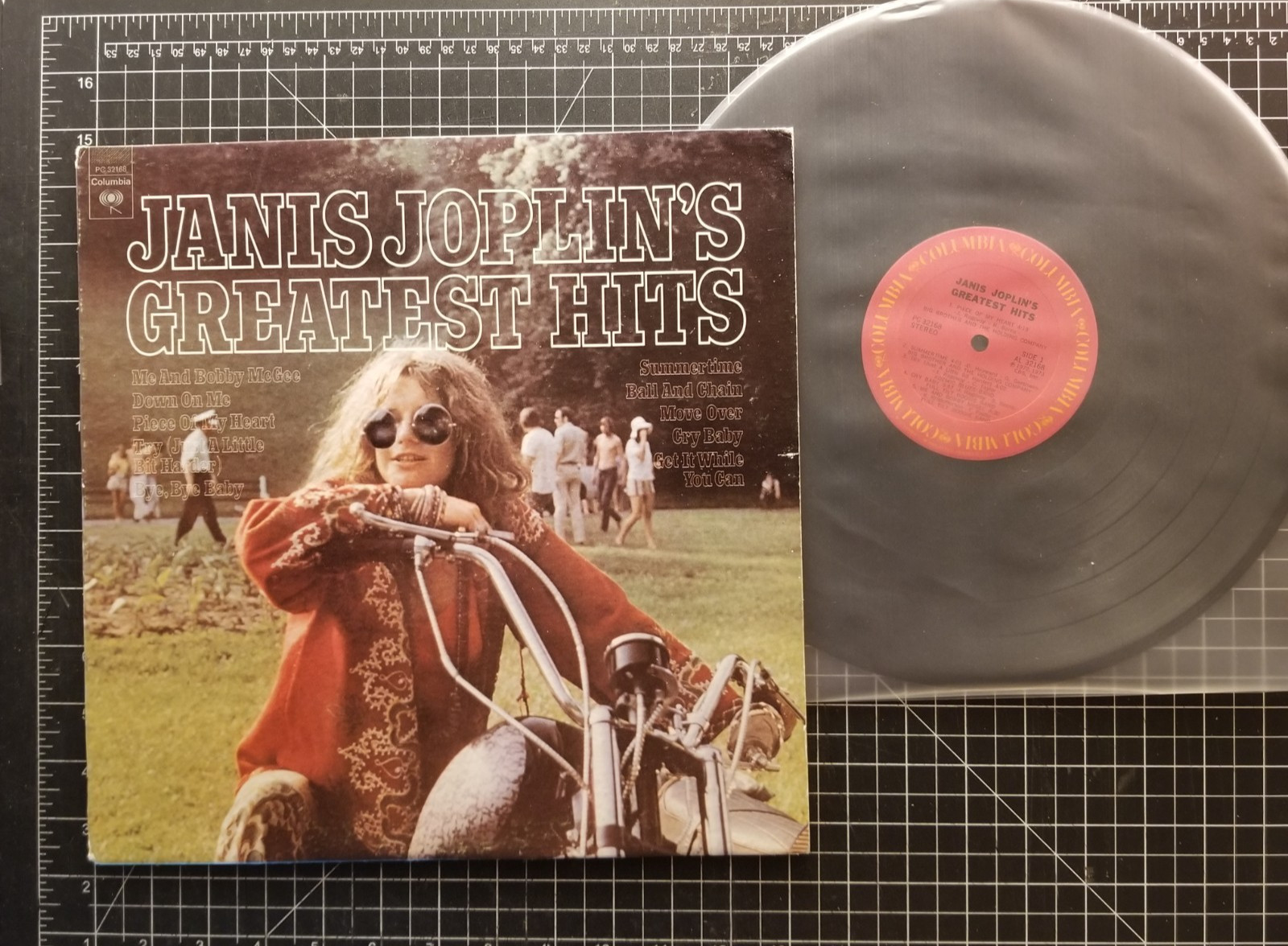 JANIS JOPLIN Greatest Hits LP VG+/VG+ KOZMIC Vinyl BIG BROTHER Full Tilt Boogie