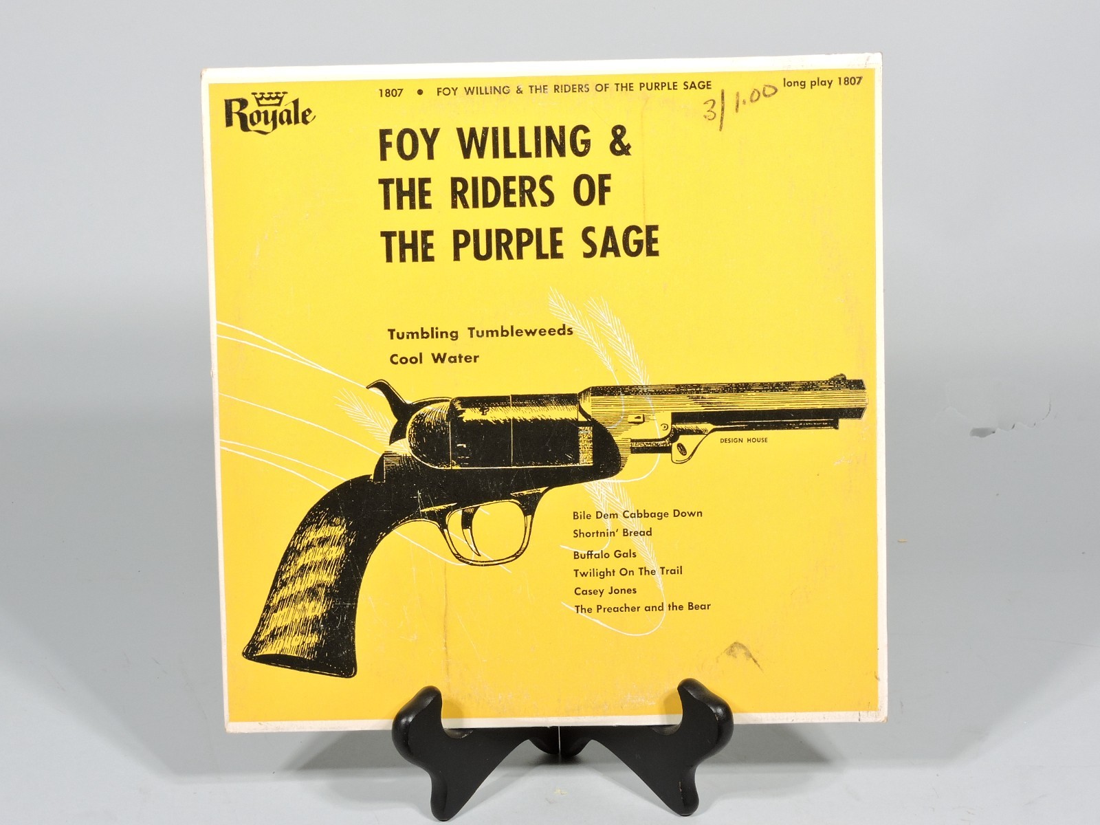 Vintage Vinyl LP -  FOY WILLING C&W 10" Record by ROYALE #1807