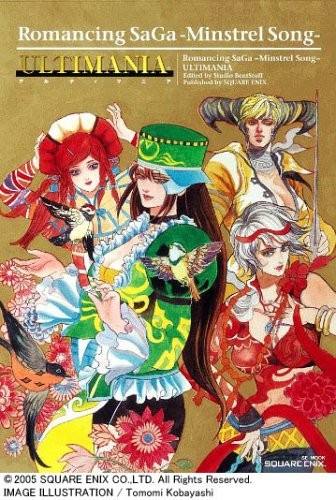 Romancing SaGa Minstrel Song Ultima Square Art libro forma JP