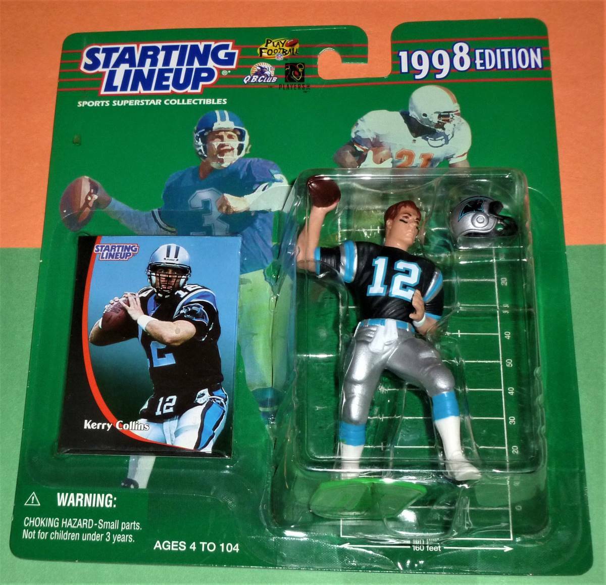 1998 KERRY COLLINS Carolina Panthers #12 Starting Lineup NFL football
