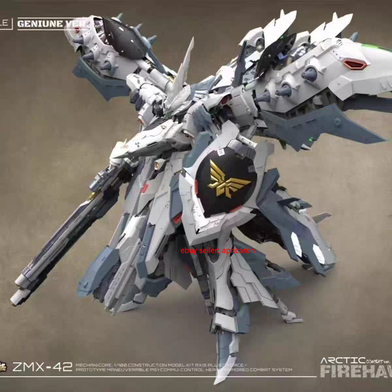 Mechanicore 1/100 ZMX-42 Firehawk Arctric Combat bianco Ver. Edi 10° Anniversario