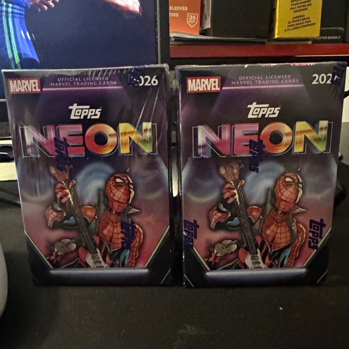2026 Topps Marvel Neon 35 Cards (LOT OF 2) Blaster Box