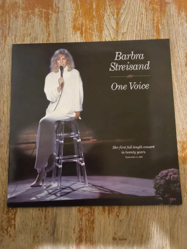 Disque vinyle Barbra Streisand "one voice" 33t.