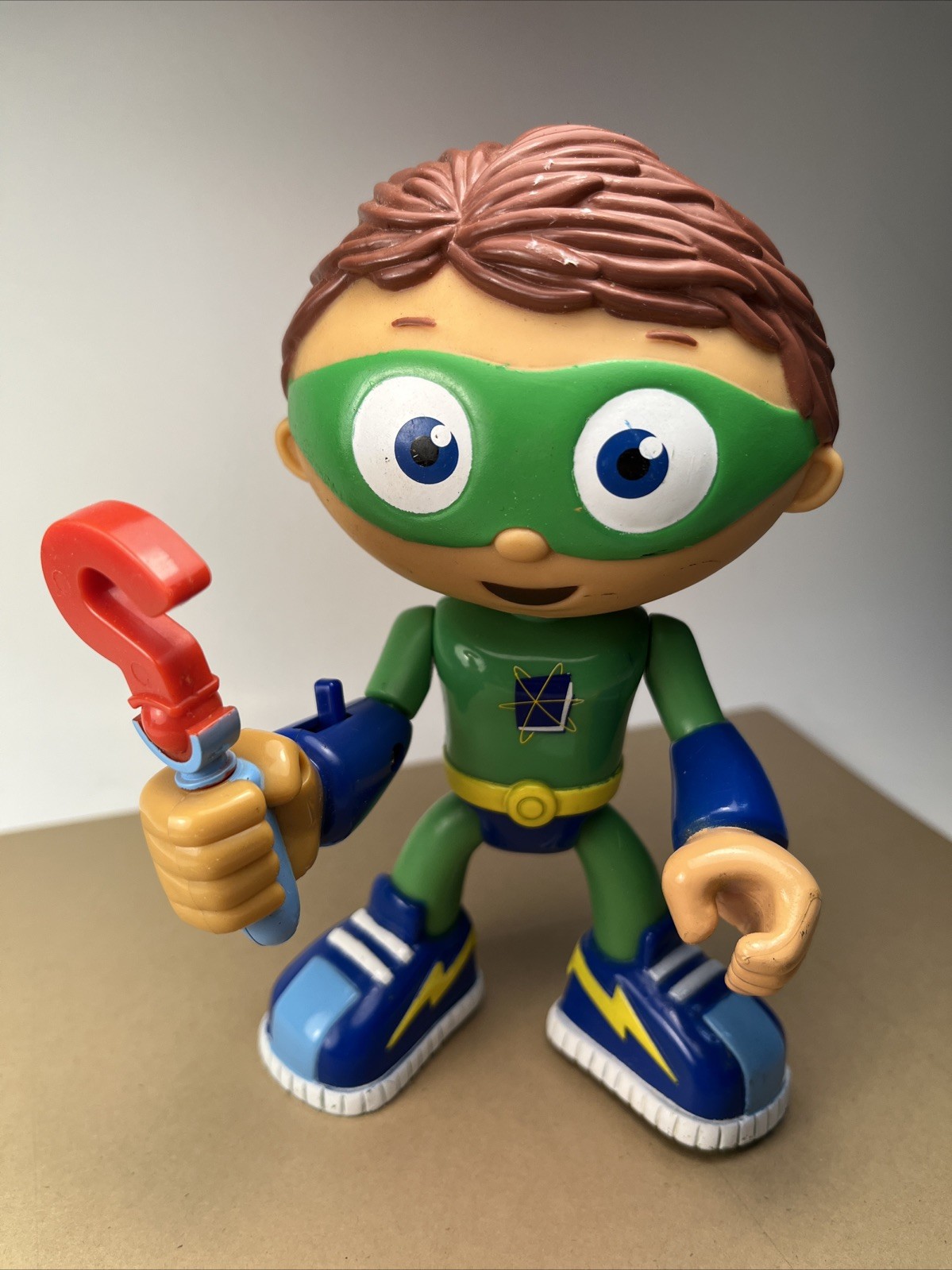  SUPER WHY  Wyatt Learning Curve PBS 6" Action Figure with Spinning Wand