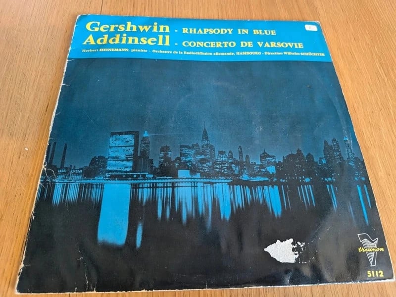 33 tours 1/3 Gershwin/Addinsell. Concerto de Varsovie
