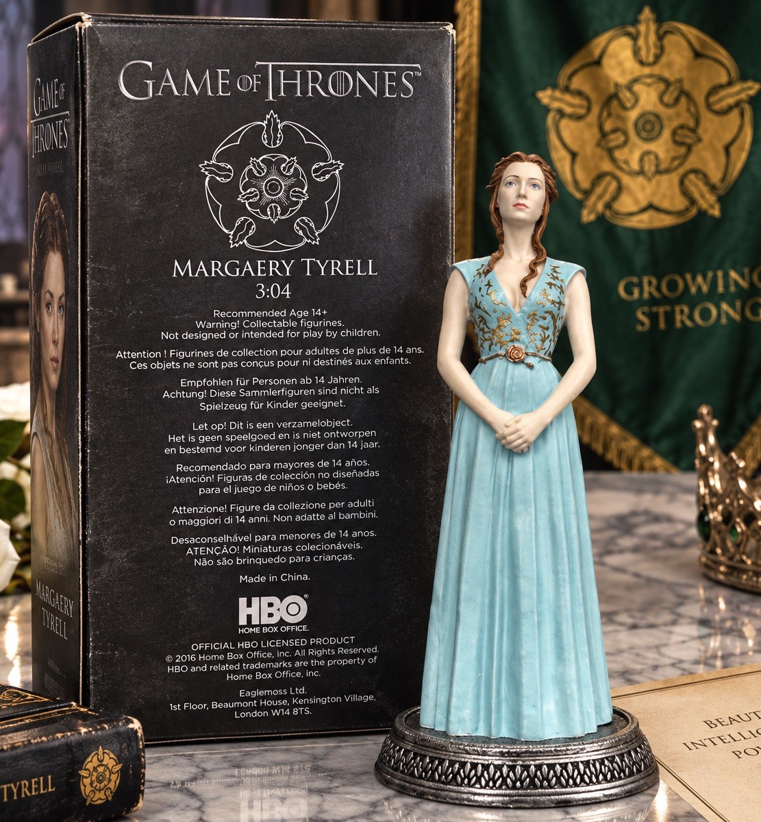 Game of Thrones Margaery Tyrell Eaglemoss Figure Numero 23 In Scatola HBO 3:04