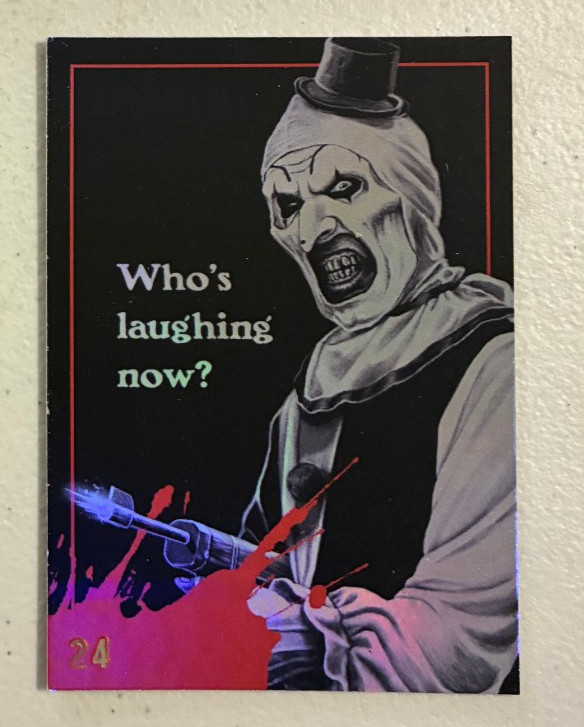 2026 Fright Rags Terrifier 2 Art The Clown Edizione Limitata Foil Card #24/48