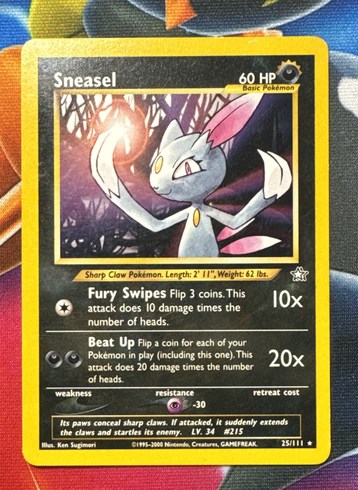 Sneasel 25/111 Neo Genesis Regular