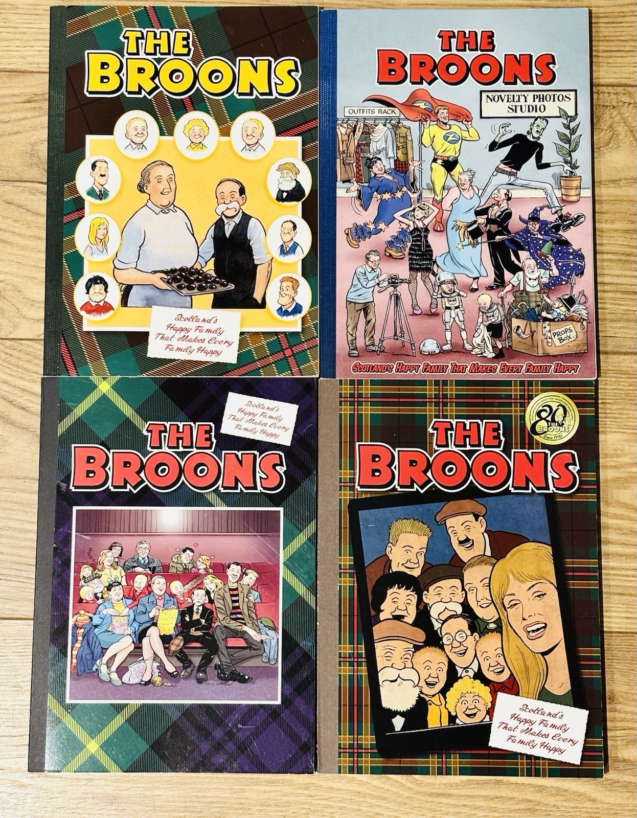 The Broons Annuals x 4 Bundle Job lot Comic Strip Annual Book