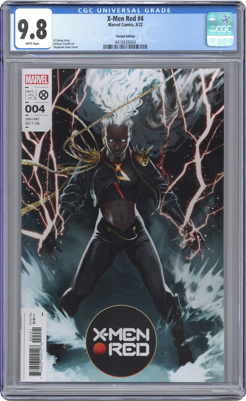 X-Men Rosso #4B Hans 1:25 Variante CGC 9.8 2022 4419426004