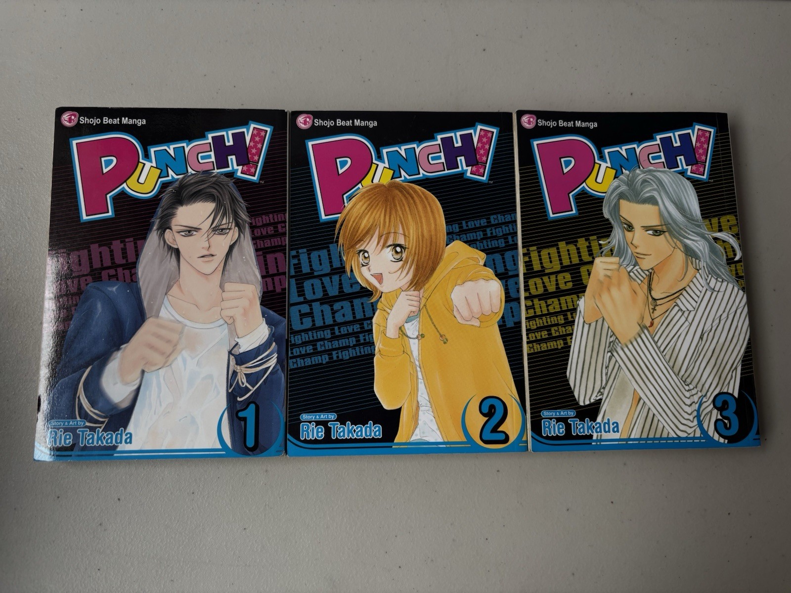 Punzone! by Rie Takada Volumi 1-3 Gaba Kawa Manga Inglese