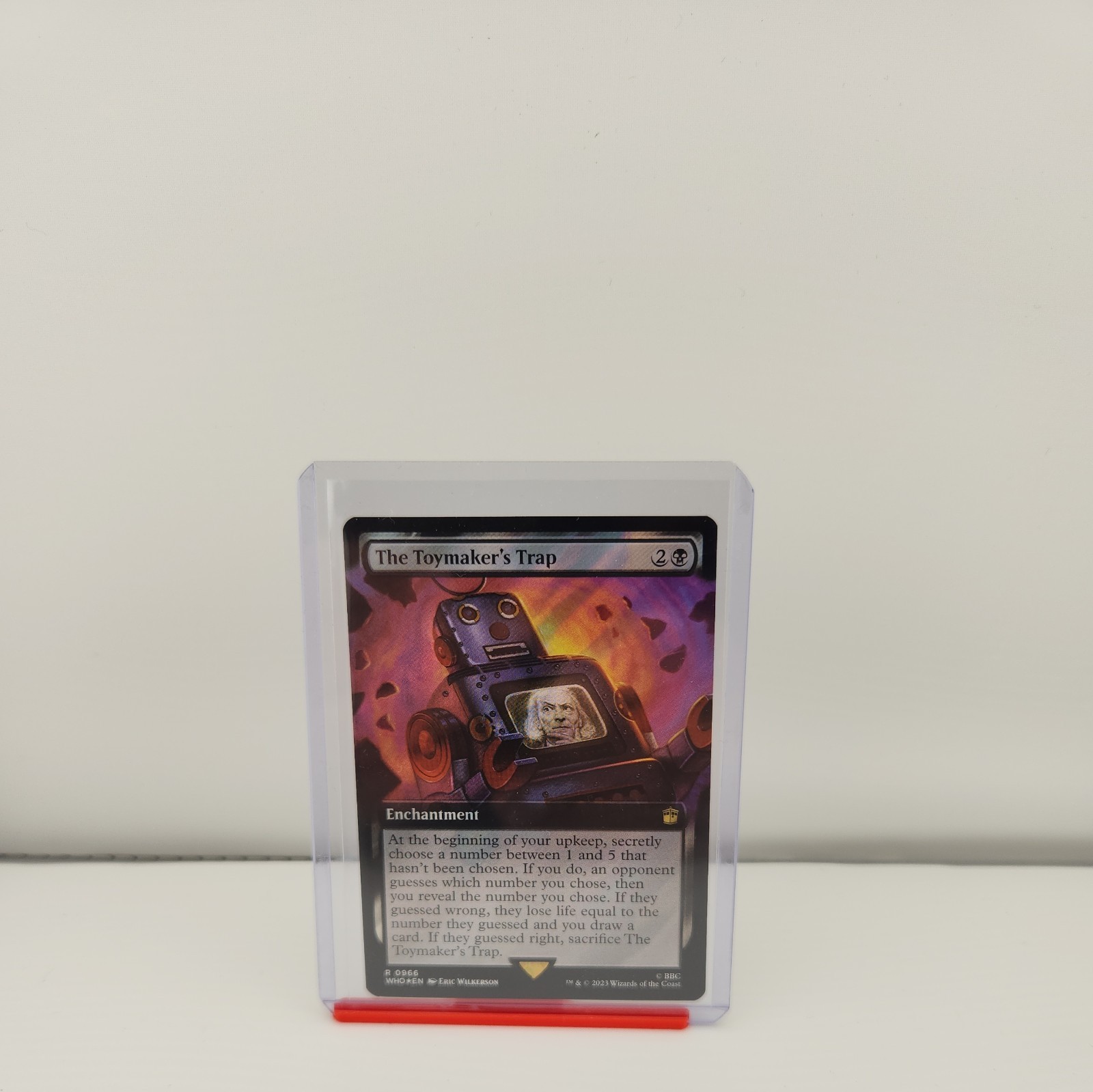 MTG Doctor Who - The Toymaker's Trap #966 - Extended Art - Surge Foil