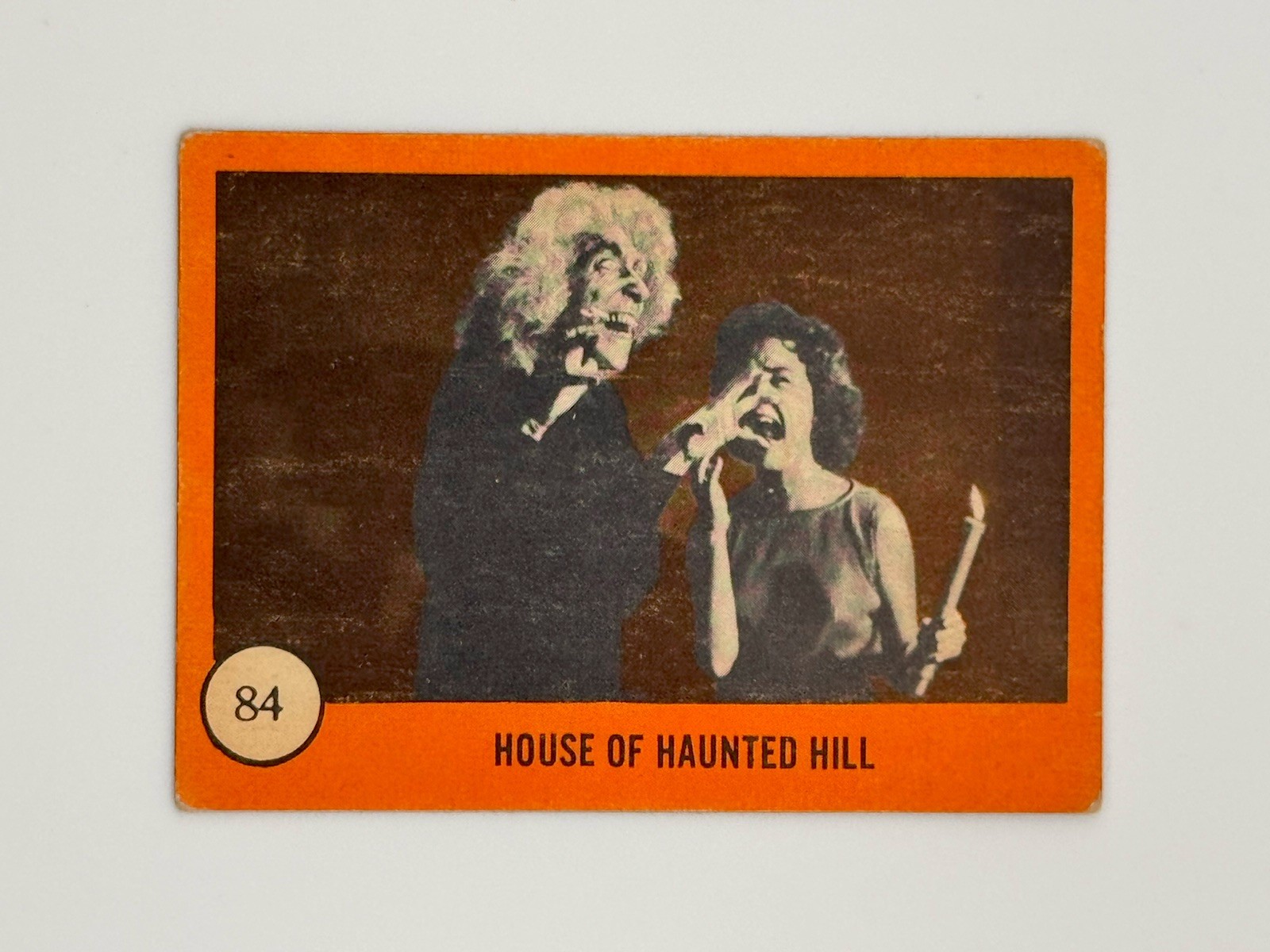 1961 Nu-Cards Horror Monster Series #84 House Of Haunted Hill