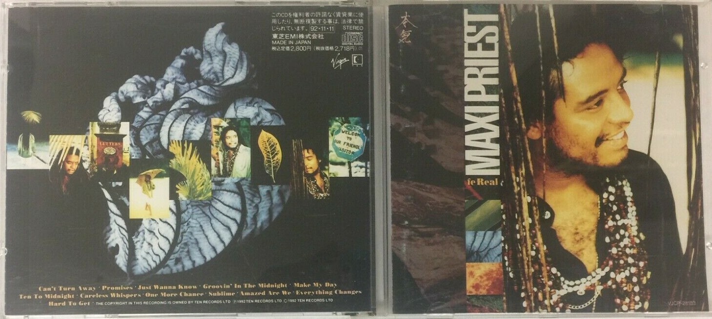 MAXI PRIEST Fe Real AUDIO CD Japan 1992 Ten Records LTD VJCP-28133 DIXCD-113