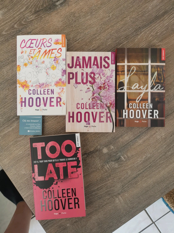 Lot livres Coleen hoover