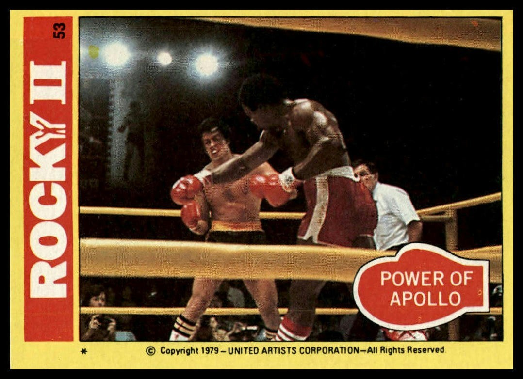 Power of Apollo - 1979 Topps Rocky II #53