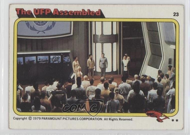 1979 Topps Star Trek: The Motion Picture The UFP assemblato #23 z6d