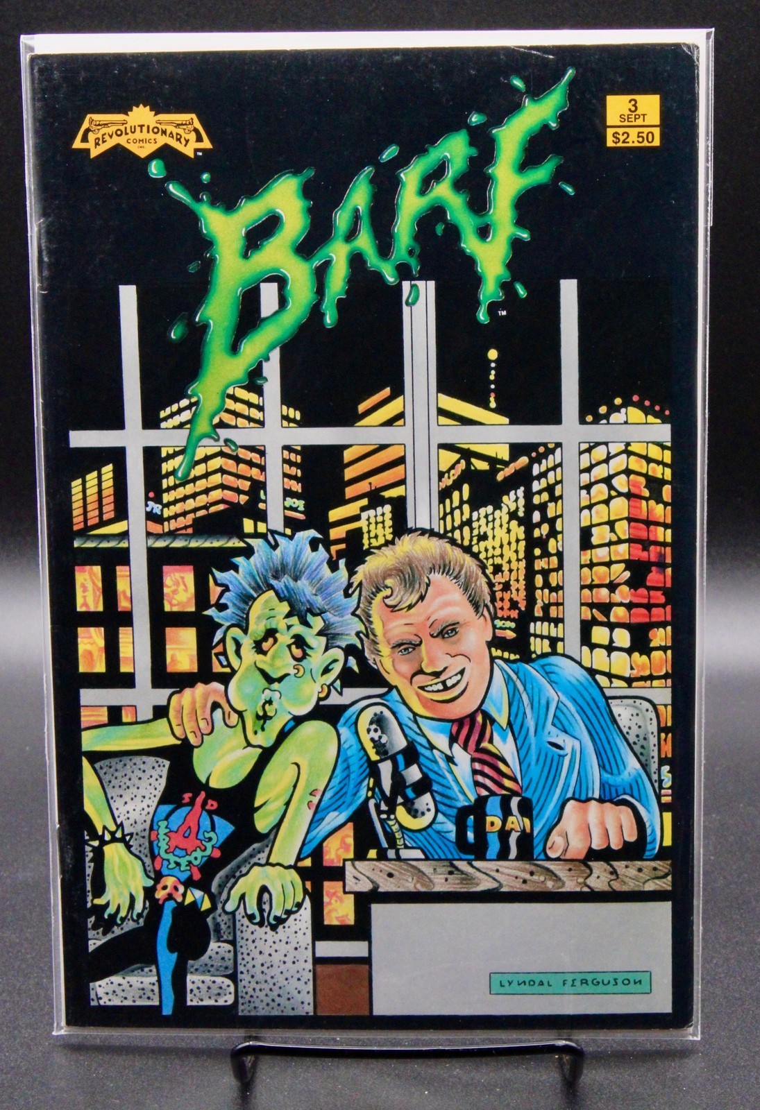 Barf #1 – Letterman Cover, Indie Comic 80s-90s VF+
