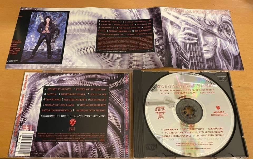 STEVE STEVENS ATOMIC PLAYBOYS - ''SAME'' - RARE US MELODIC HAIR METAL CD 1989