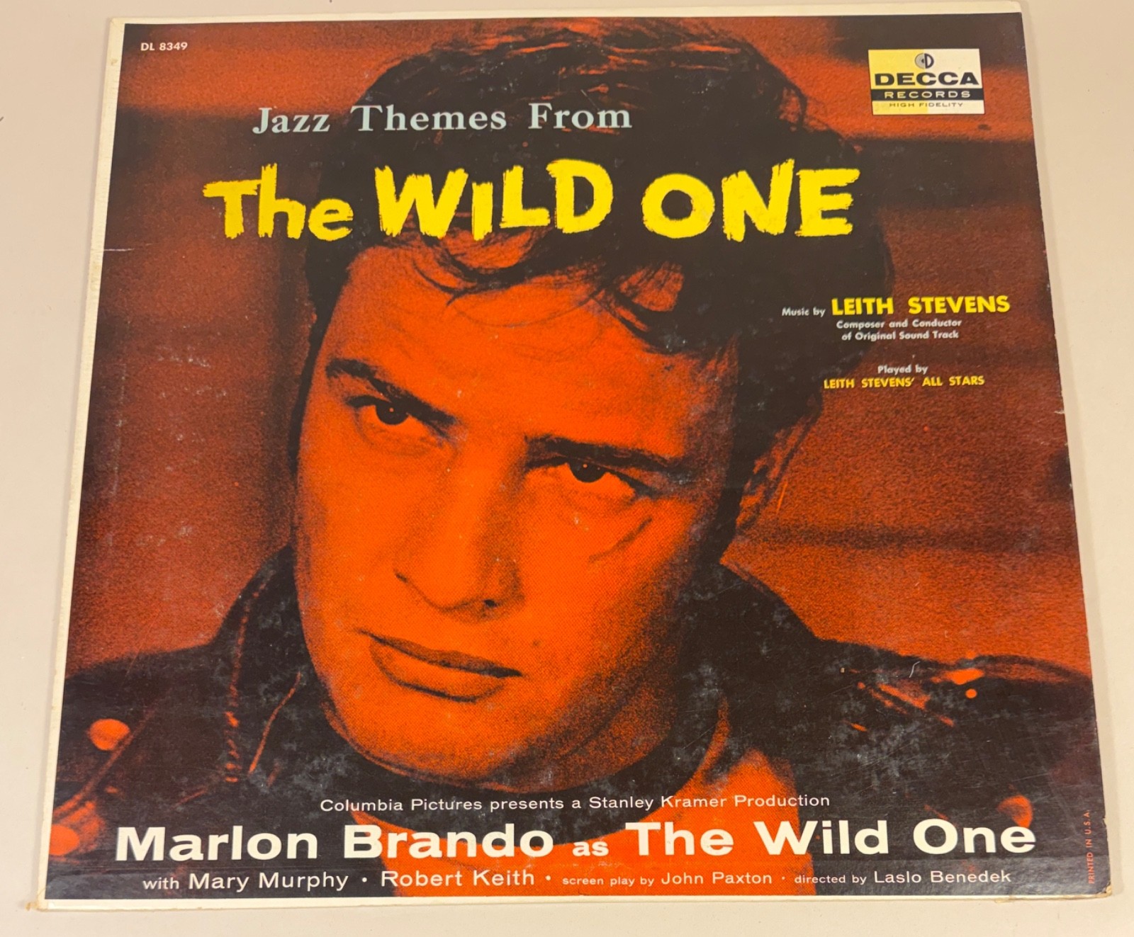 Leith Stevens, The Wild One Record VG++, Decca Records