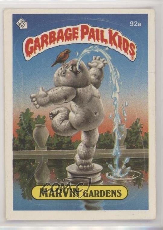 Pattumiera Spazzatura Bambini 1986 Serie 3 Giardini Marvin (senza copyright sul davanti) #92a 00jz