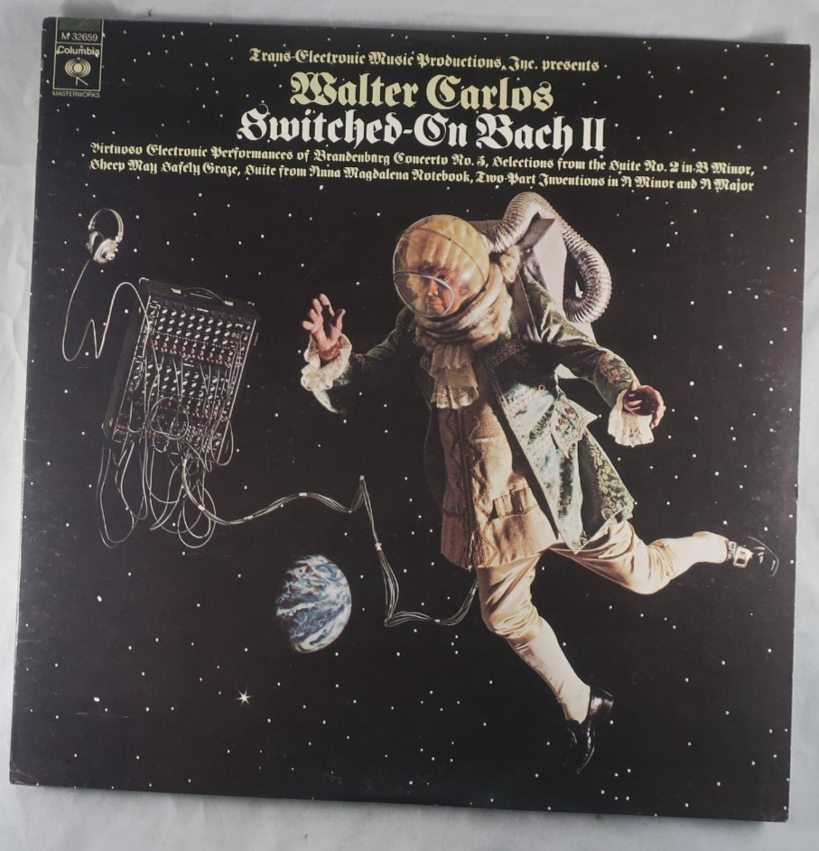Walter Carlos Switched-On Bach II 1973 Columbia M-32659 Vinyl 12''