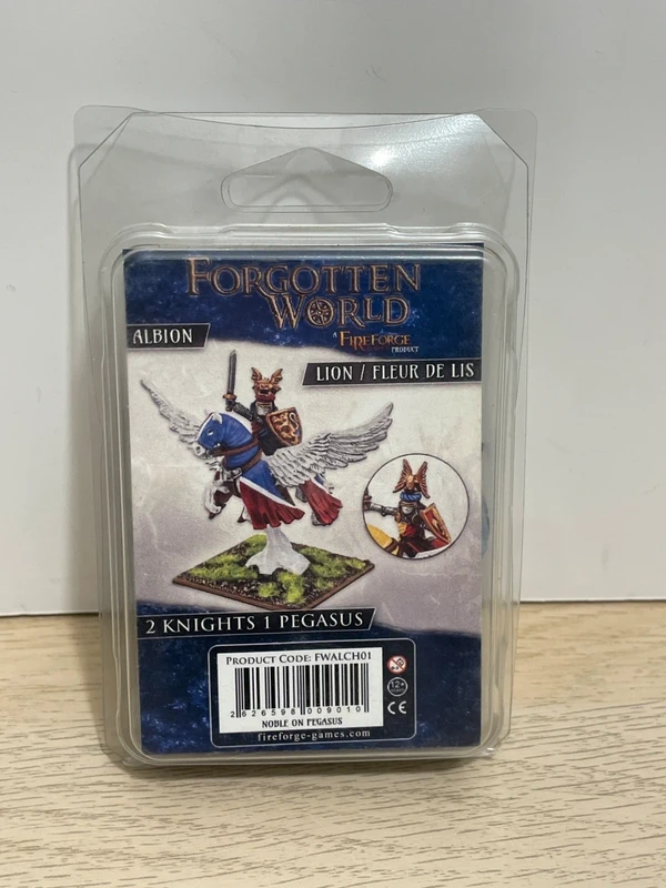 Jeu de figurine - Forgotten World - Figurines 2 Knights 1 Pegasus - Fireforge Games - Neuf