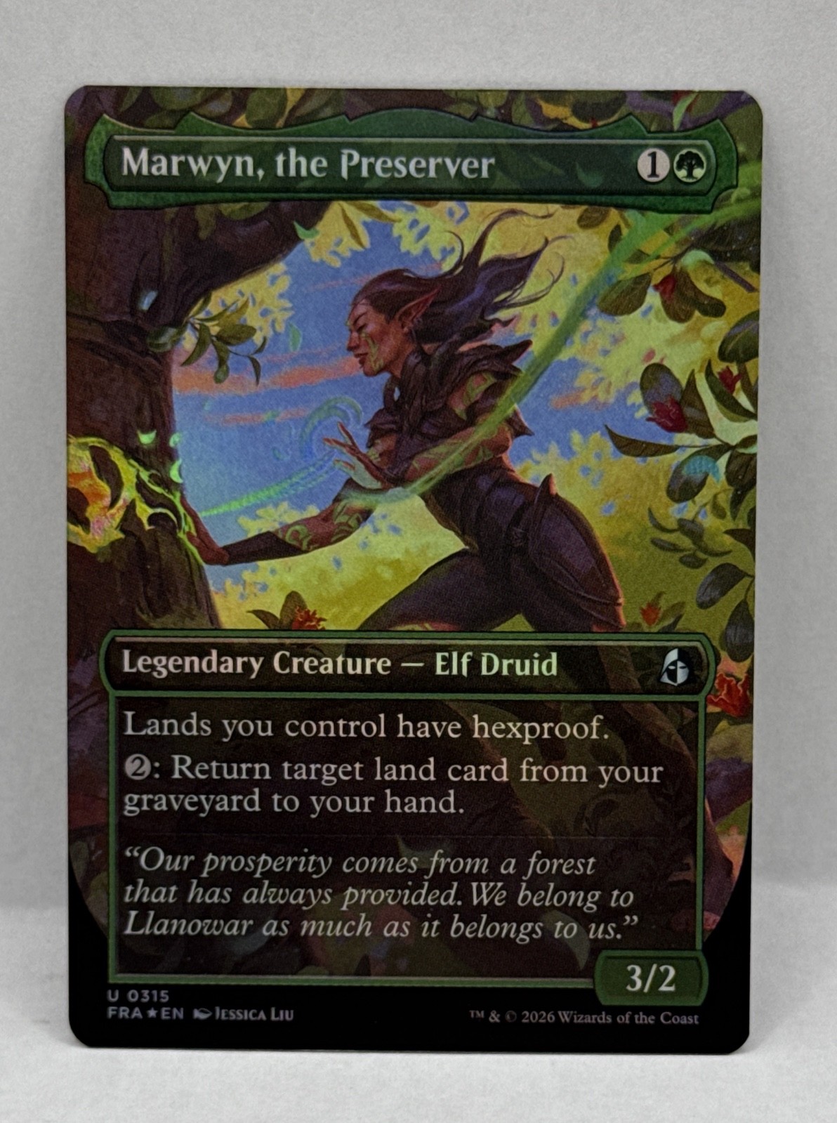 Marwyn, the Preserver (Borderless) Reality Fracture Foil 315