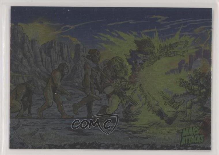 2015 Topps Mars Attacks: Occupation Art of Attacks Foil Human Condition #56 1m8