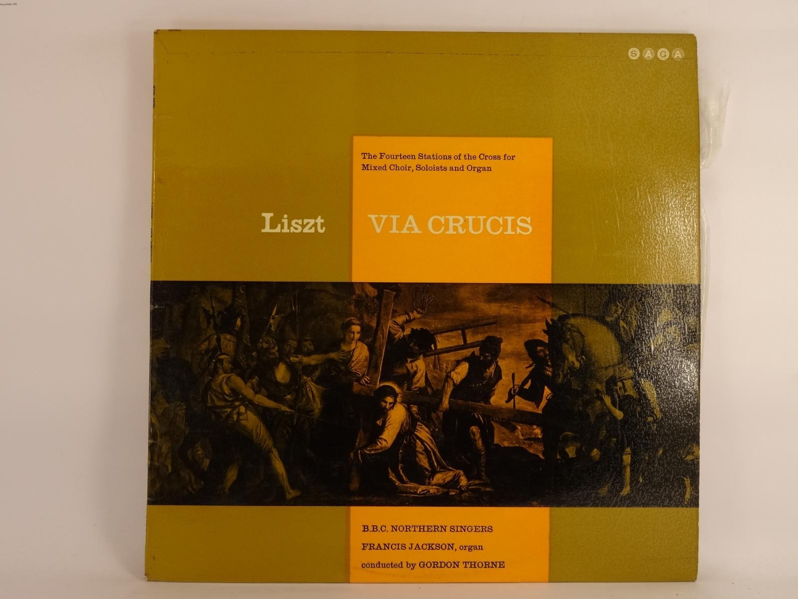 LISZT VIA CRUCIS (371) 14 Track LP plus Picture Sleeve 