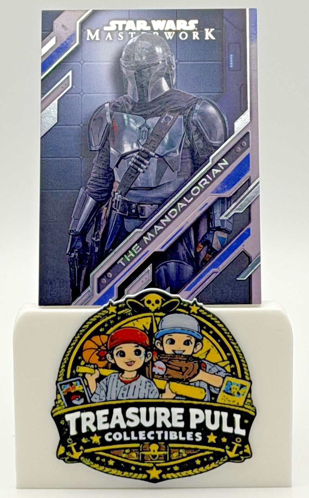 2025 Topps Star Wars capolavoro Il Mandaloriano #UN-1 sotto mentite spoglie