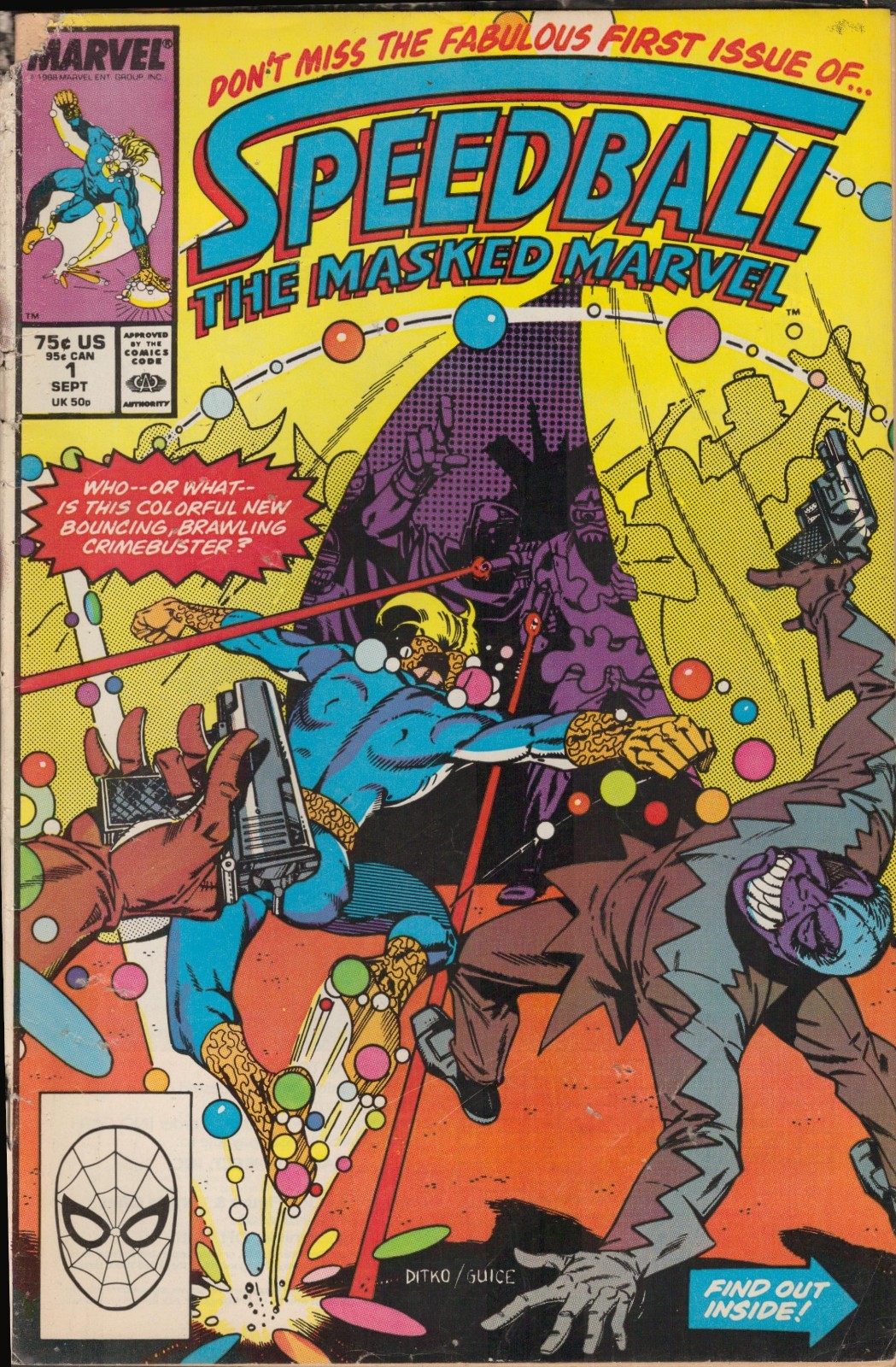 55175: MARVEL SPEEDBALL: THE MASKED MARVEL #1 G Grade