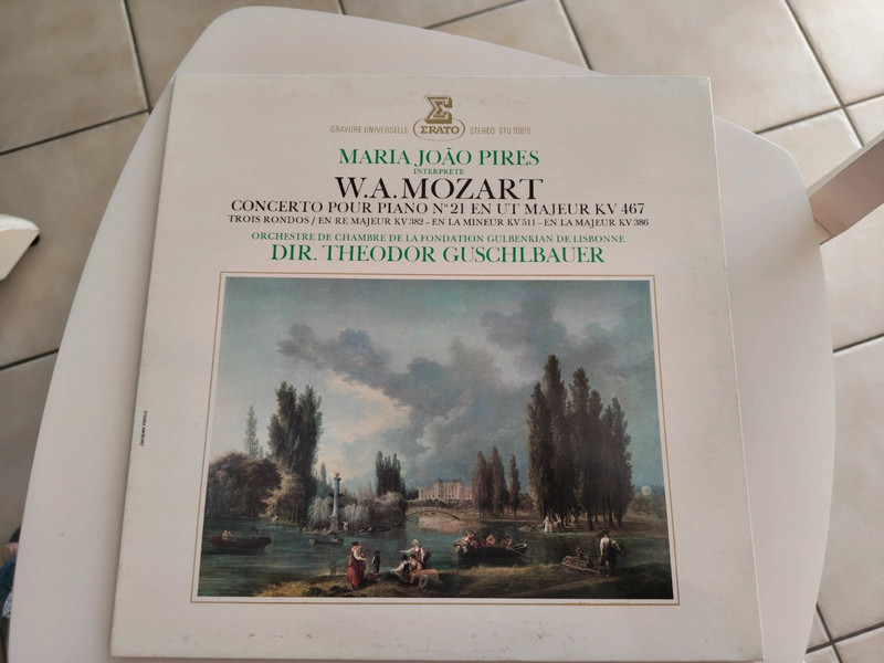 Vinyle Mozart – Concerto piano n°21 KV 467 – Maria João Pires