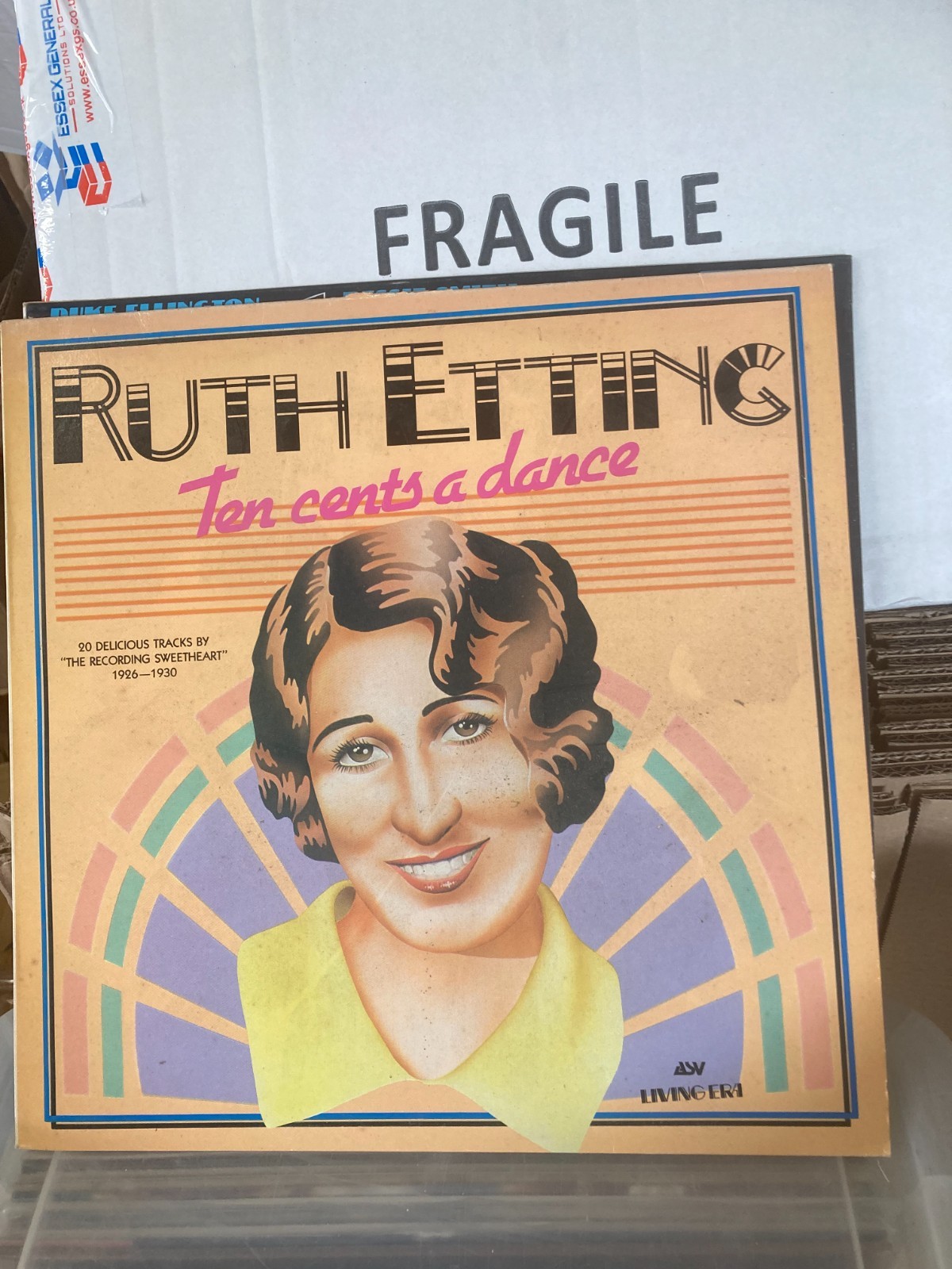 RUTH ETTING TEN CENTS DANCE, VINYL LP, AJA5008, VG+