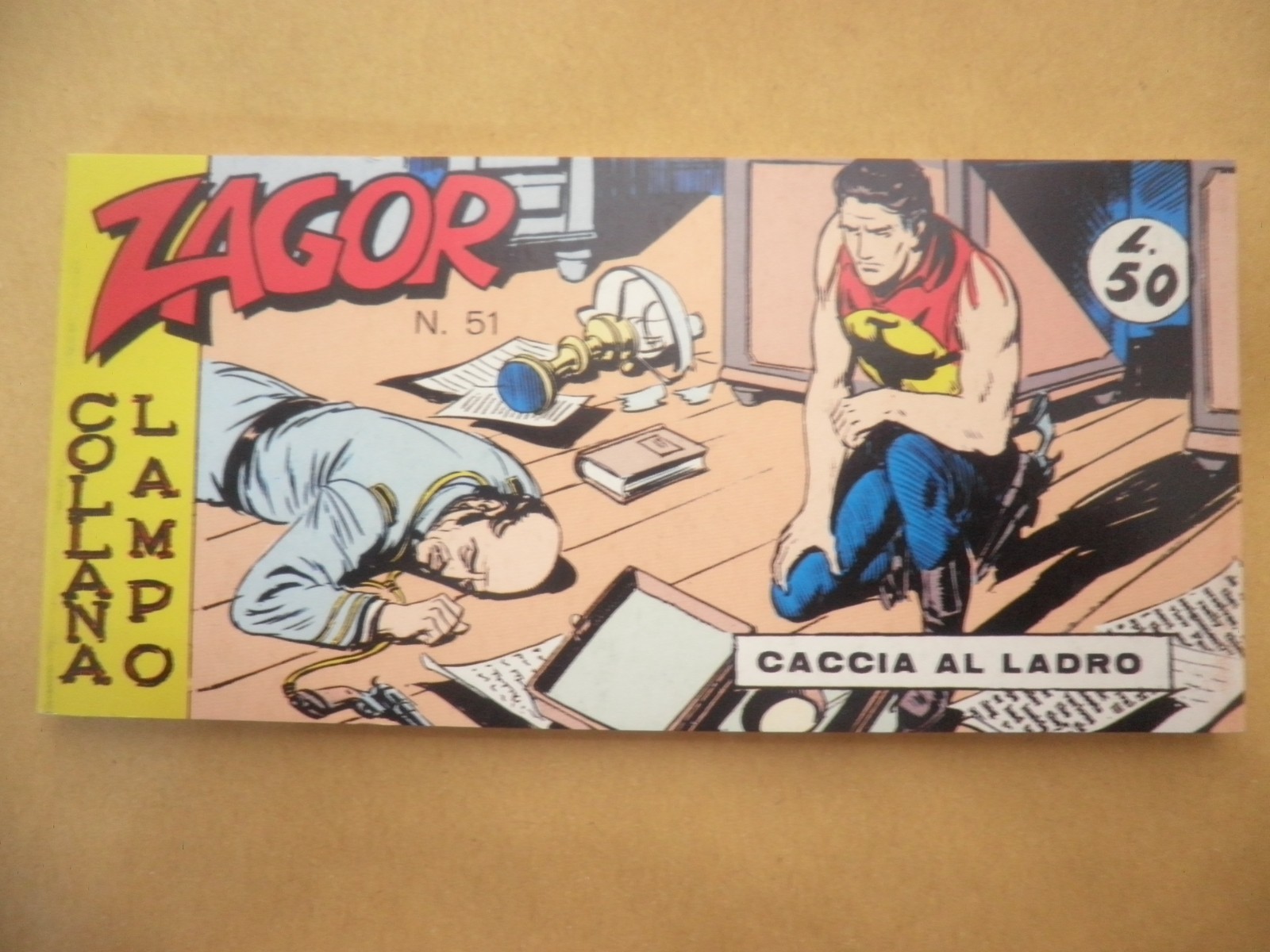 Zagor Anastatica Striscia Mercury  Terza 3° Serie N 51 Caccia al Ladro C%