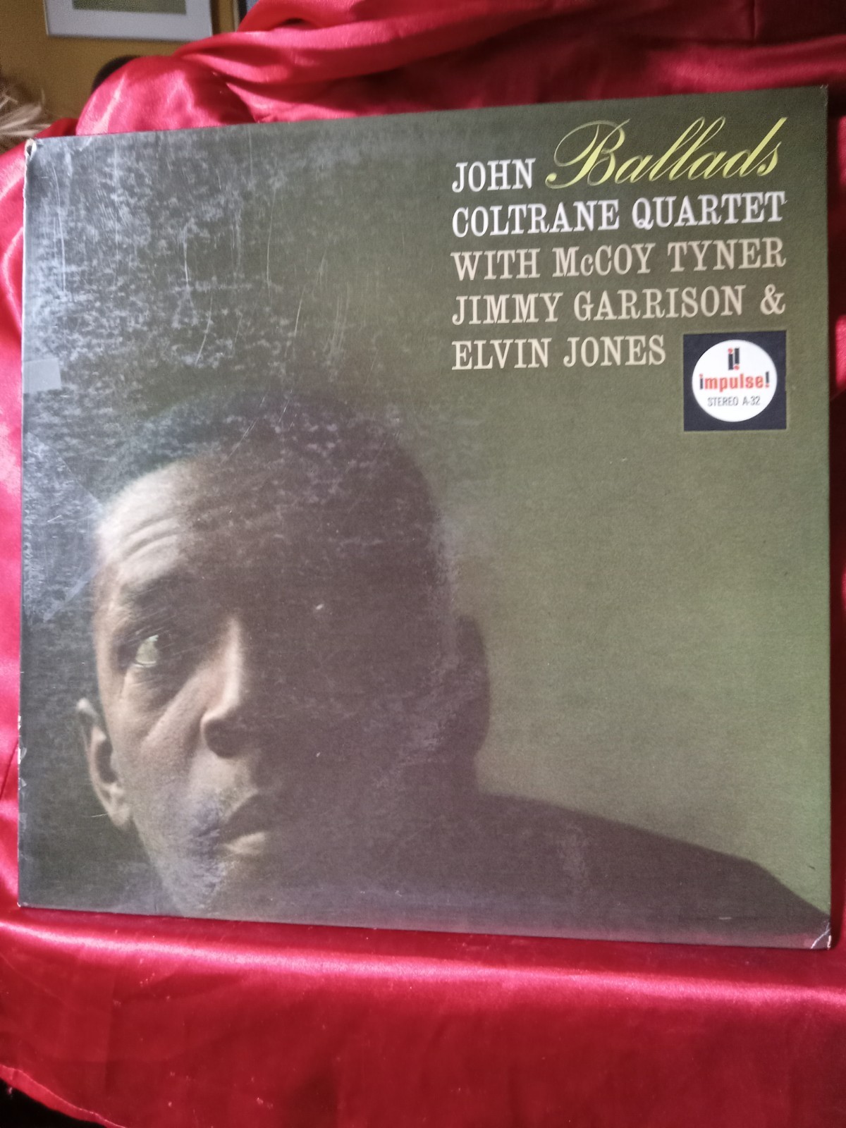 JOHN COLTRANE QUARTET Ballads Van Gelder print vinyl
