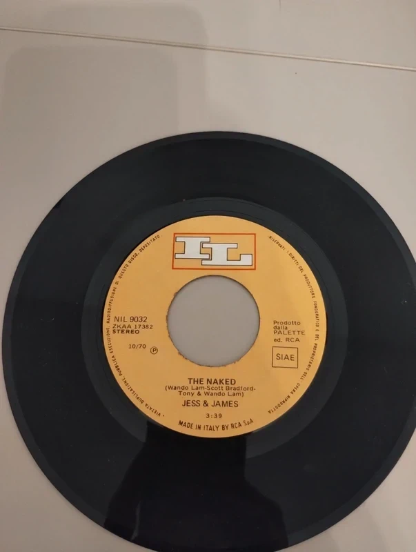 Jess & James – The Naked / High *Raro*