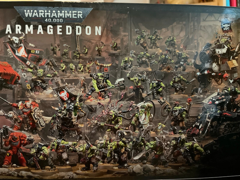 Partie orc de la boîte armageddon warhammer 40K