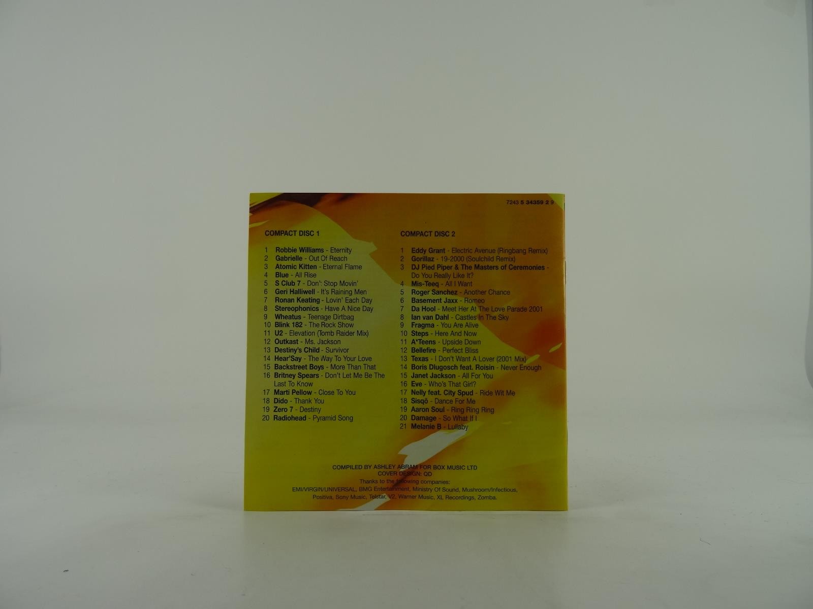 VARIOUS ARTISTS NOW 49 (2 x CD) (267) 20+ Track CD Album including Picture Sleev