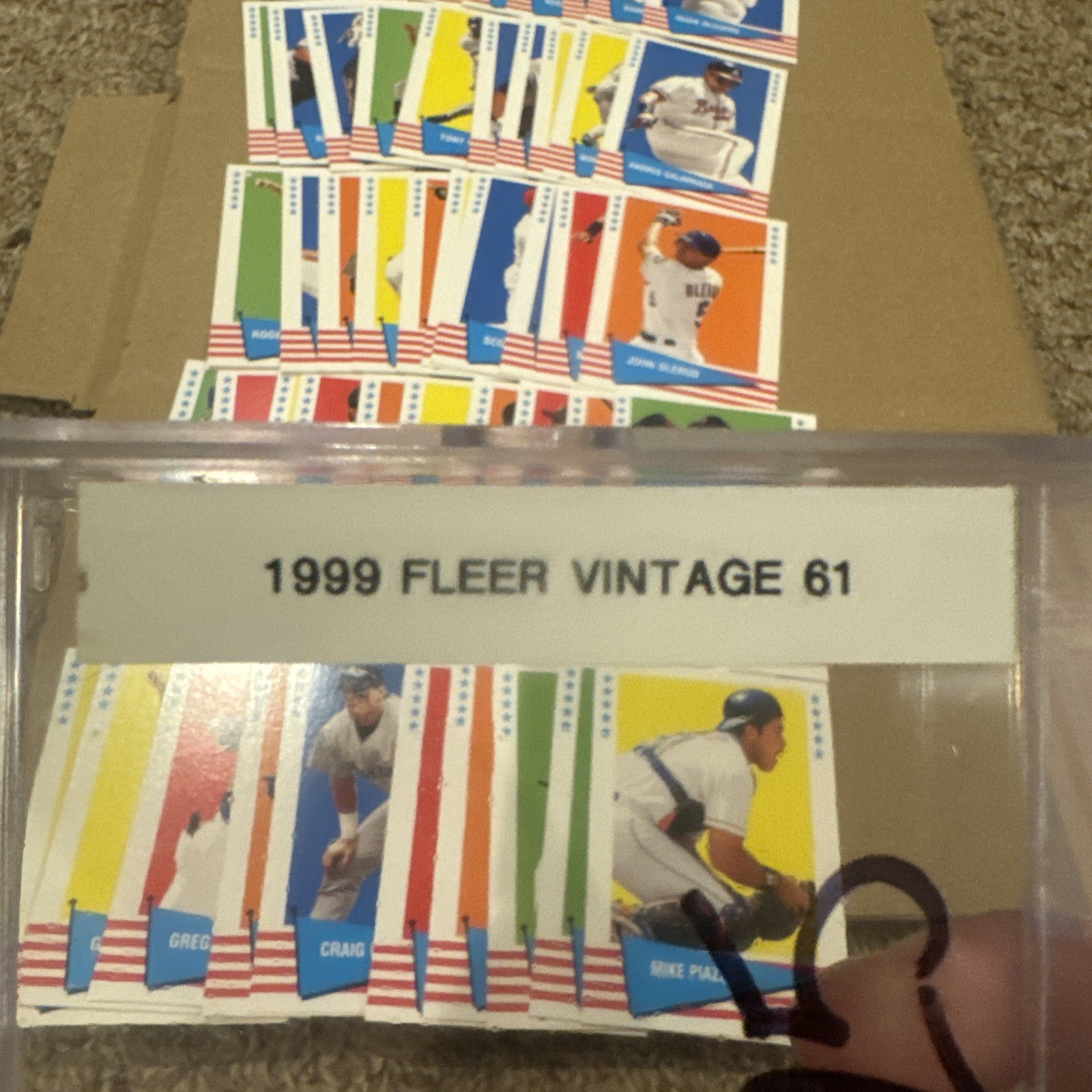 Fleet 1999 vintage 61-50 carte serie completa