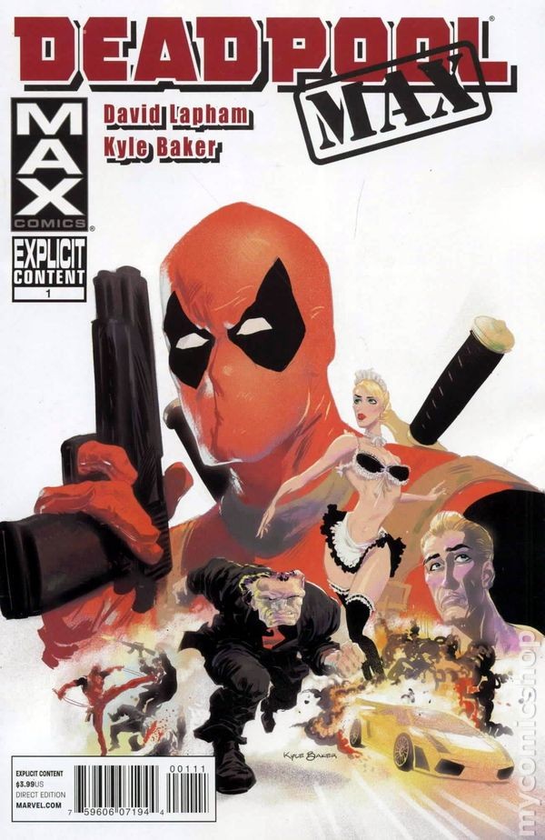 Deadpool Max #1 FN 2010 immagine stock