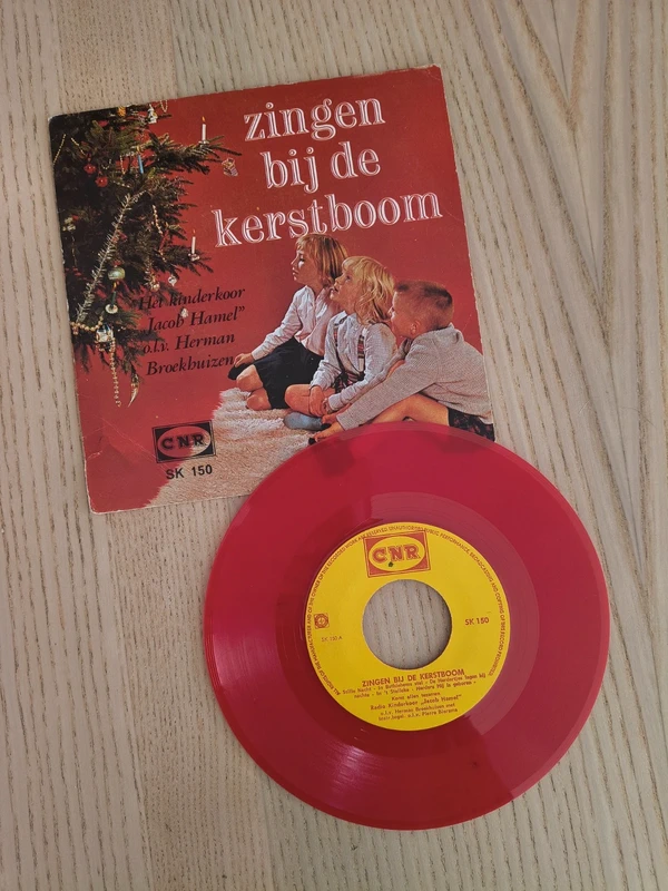 Kinderkoor Jacob Hamel – Zingen Bij De Kerstboom (7", 1963)