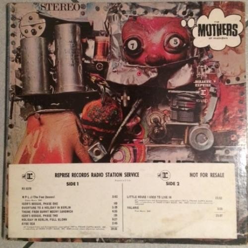 The Mothers - Burnt Weeny Sandwich (LP) (Very Good (VG))
