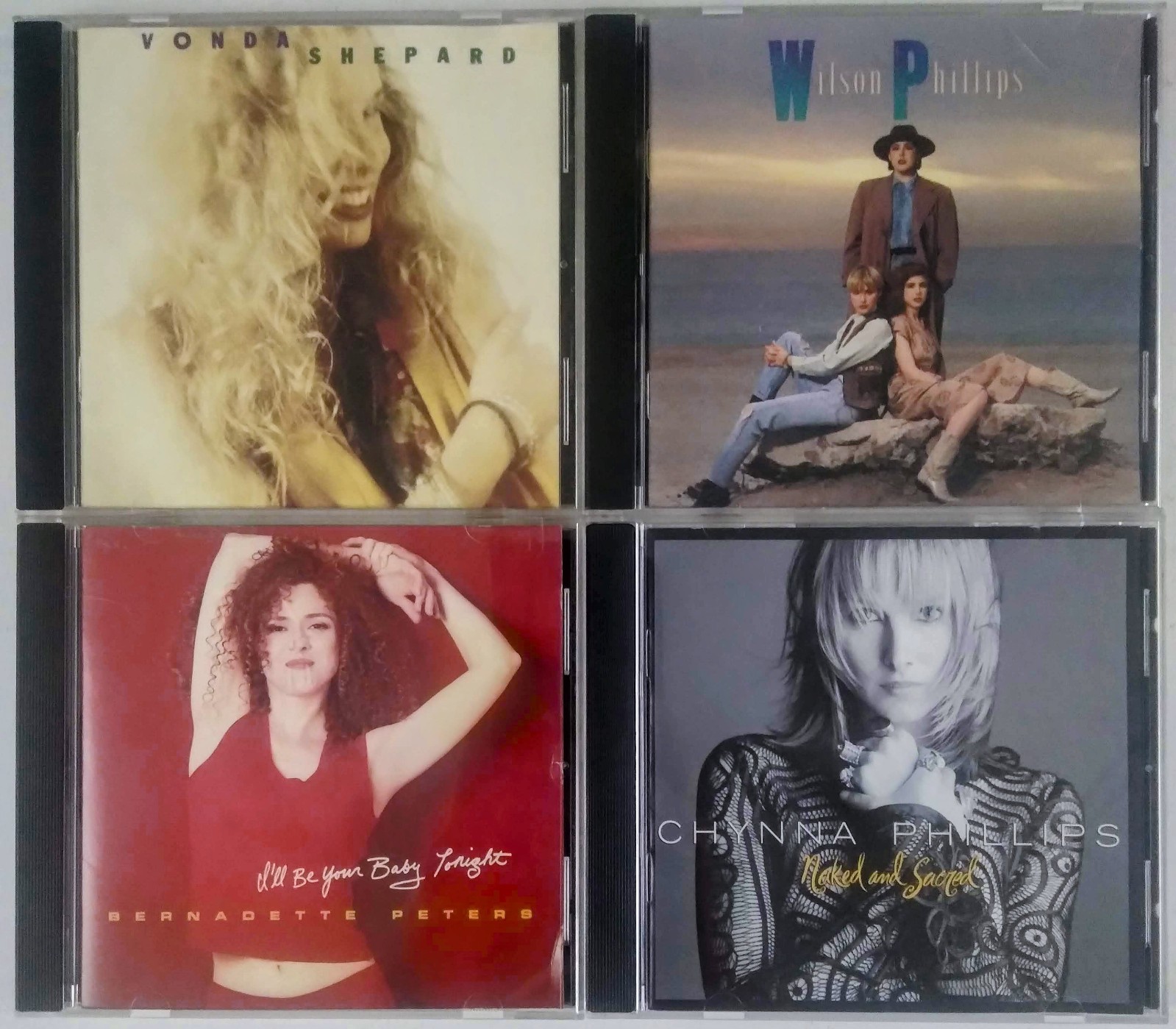 Vonda Shepard Wilson Phillips Bernadette Peters Chynna Phillips 4-CD Pop Lot