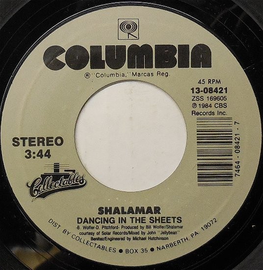 Shalamar, Dancing In The Sheets, (7", Single, RE), NM or M-, 4187773701