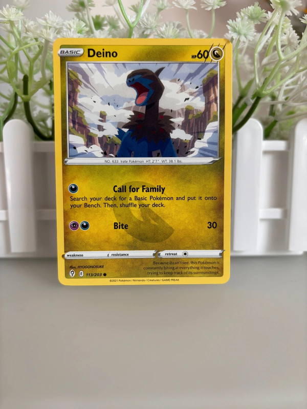 Pokémon Deino (EVS 113/203) englisch