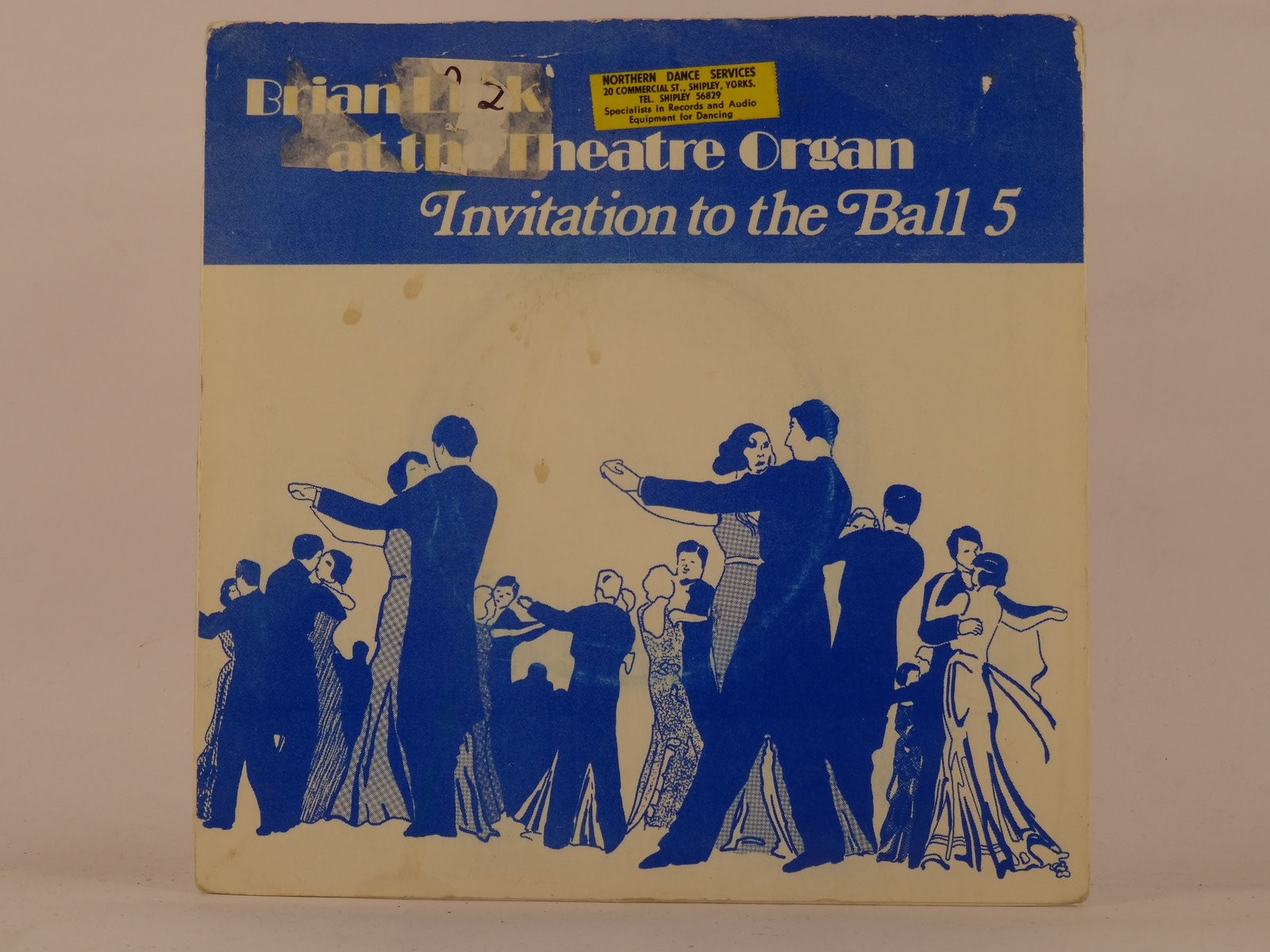 BRIAN LINK AT THE THEATRE ORGAN INVITATION TO THE BALL 5 (97) 4 Track 7" Single 